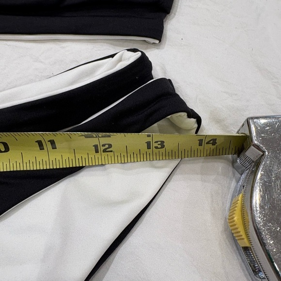 BECCA Black and White Bikini Top and bottom - Picture 7 of 8